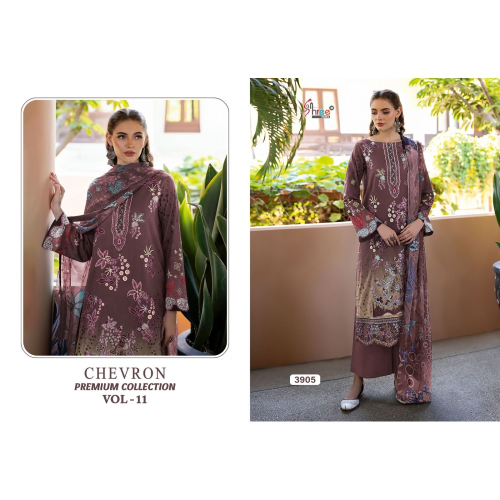CHEVRON PREMIUM COLLECTION SHREE VOL 11 SHREE (Cotton Dupatta)