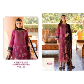 CHEVRON PREMIUM COLLECTION SHREE VOL 11 SHREE (Chiffon Dupatta)