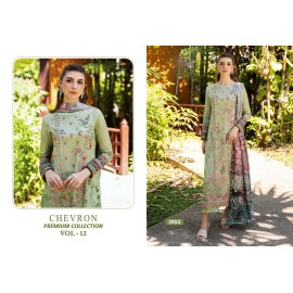 CHEVRON PREMIUM COLLECTION SHREE VOL 12 SHREE (Chiffon Dupatta)