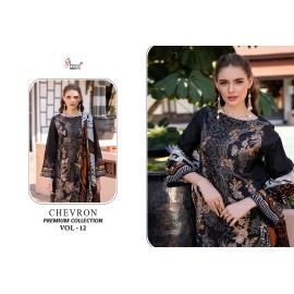 CHEVRON PREMIUM COLLECTION SHREE VOL 12 SHREE (Chiffon Dupatta)