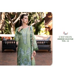 CHEVRON PREMIUM COLLECTION SHREE VOL 12 SHREE (Chiffon Dupatta)