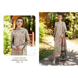 CHEVRON PREMIUM COLLECTION SHREE VOL 12 SHREE (Chiffon Dupatta)