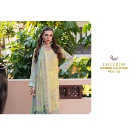 CHEVRON PREMIUM COLLECTION SHREE VOL 12 SHREE (Chiffon Dupatta)