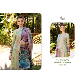 CHEVRON PREMIUM COLLECTION SHREE VOL 12 SHREE (Chiffon Dupatta)