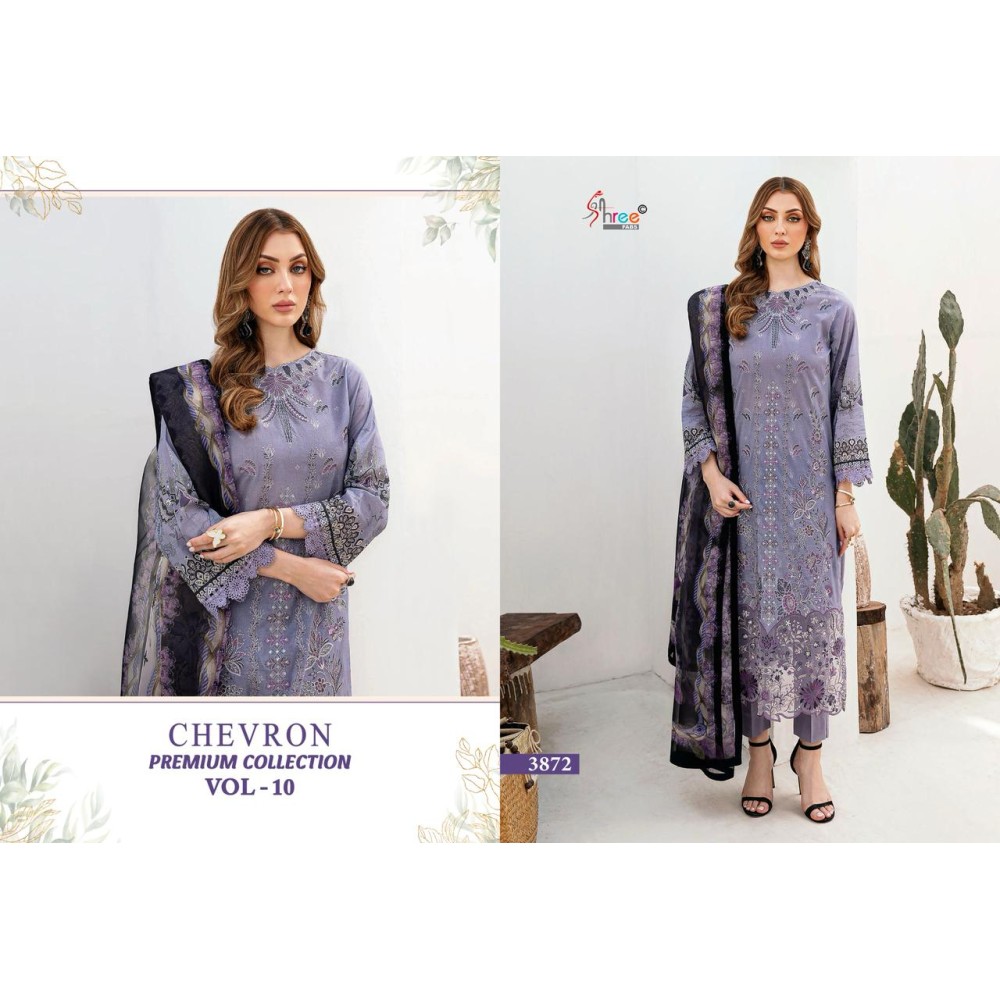 CHEVRON PREMIUM COLLECTION VOL 10 SHREE  (Chiffon Dupatta)