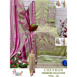 CHEVRON PREMIUM COLLECTION VOL 10 SHREE  (Chiffon Dupatta)