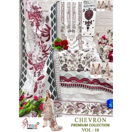 CHEVRON PREMIUM COLLECTION VOL 10 SHREE  (Chiffon Dupatta)