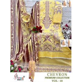 CHEVRON PREMIUM COLLECTION VOL 10 SHREE  (Chiffon Dupatta)