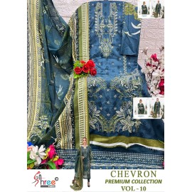 CHEVRON PREMIUM COLLECTION VOL 10 SHREE  (Chiffon Dupatta)