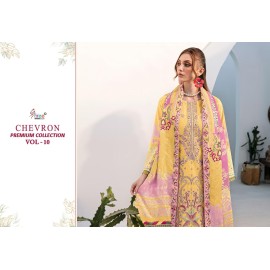CHEVRON PREMIUM COLLECTION VOL 10 SHREE  (Chiffon Dupatta)