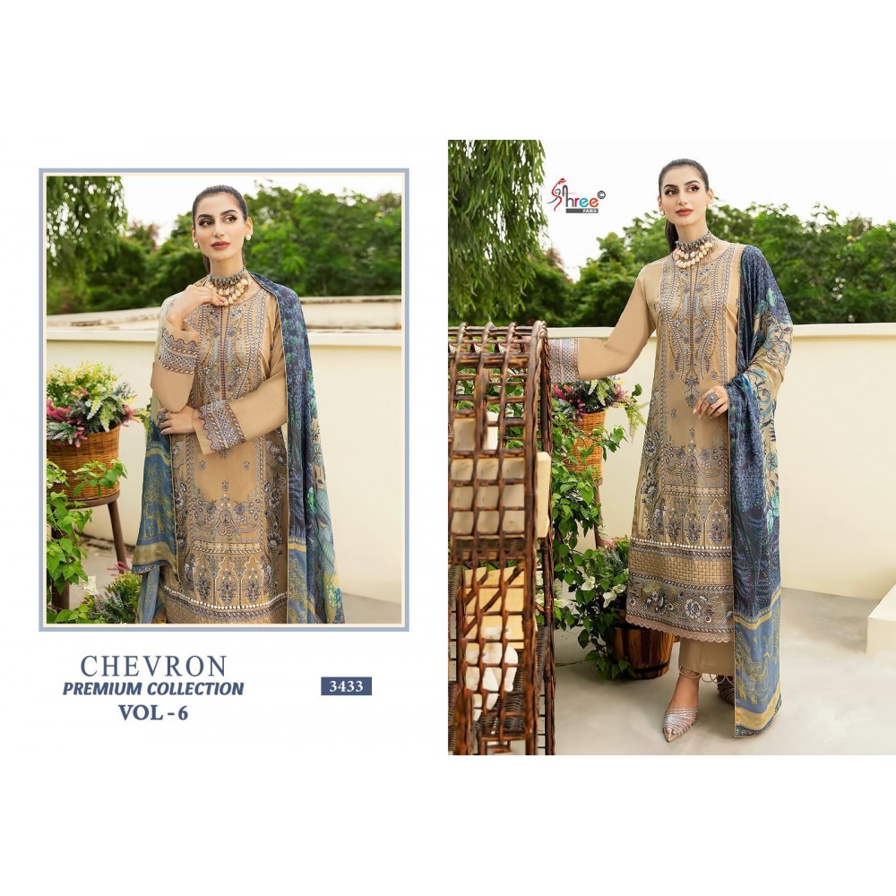 CHEVRON PREMIUM COLLECTION VOL 6 SHREE  (Cotton Dupatta)