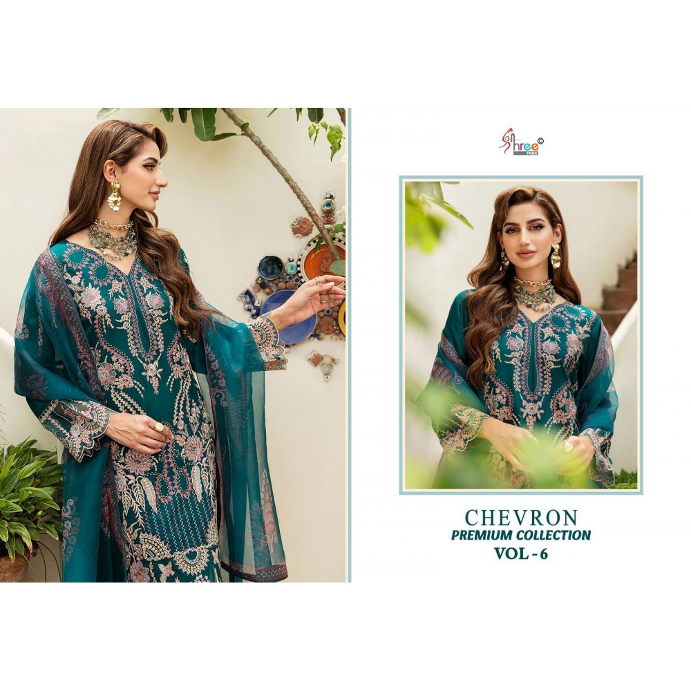 CHEVRON PREMIUM COLLECTION VOL 6 SHREE  (Chiffon Dupatta)