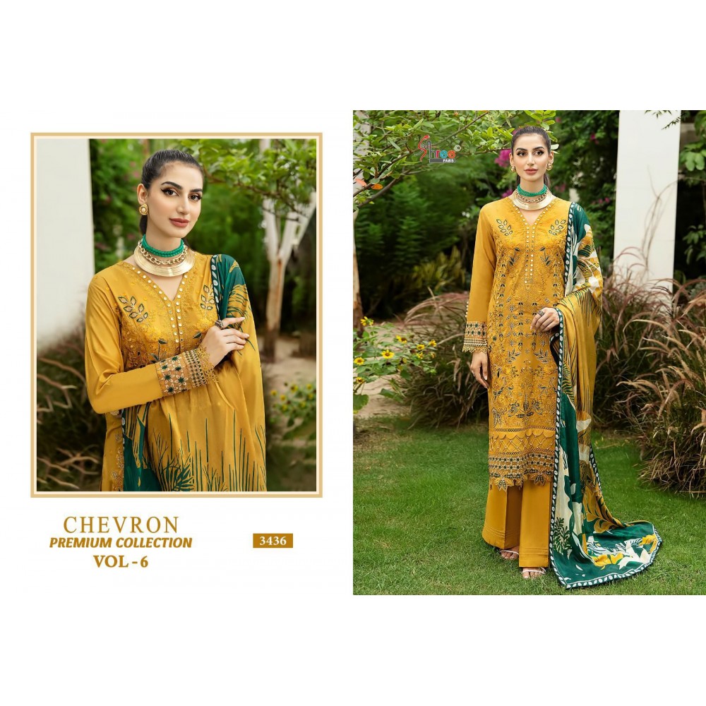 CHEVRON PREMIUM COLLECTION VOL 6 SHREE  (Cotton Dupatta)