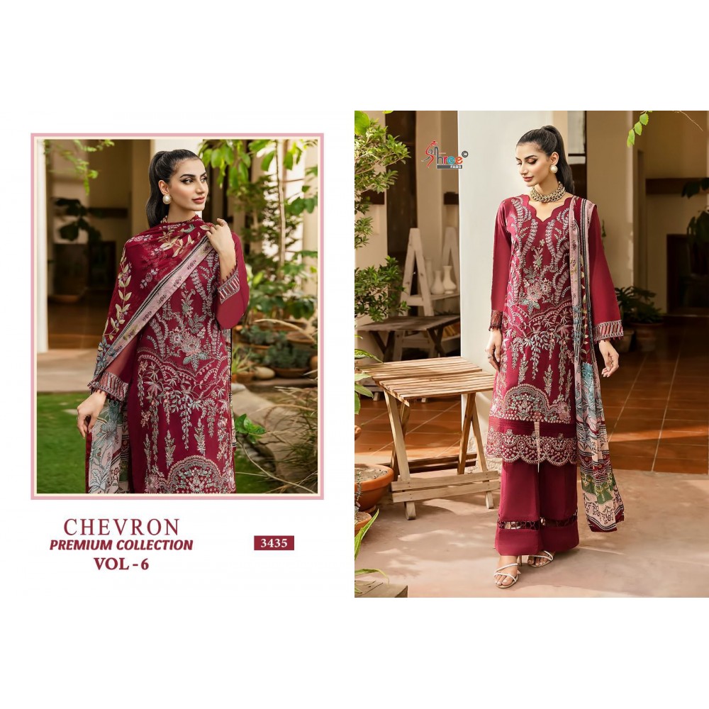 CHEVRON PREMIUM COLLECTION VOL 6 SHREE  (Cotton Dupatta)