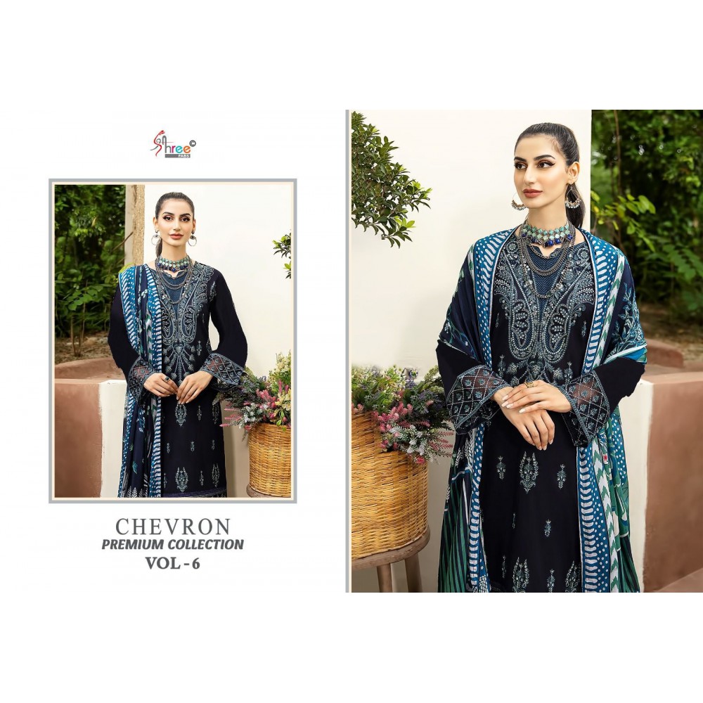 CHEVRON PREMIUM COLLECTION VOL 6 SHREE  (Chiffon Dupatta)