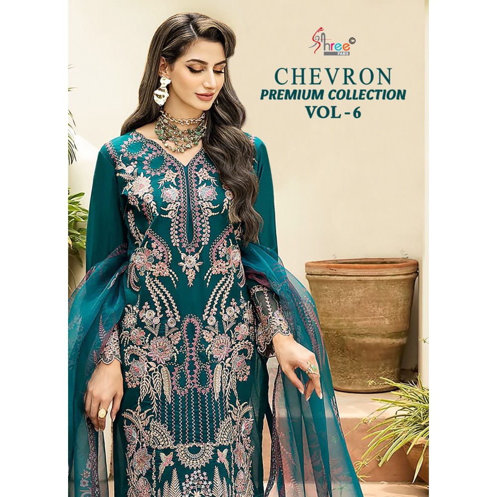 CHEVRON PREMIUM COLLECTION VOL 6 SHREE  (Chiffon Dupatta)