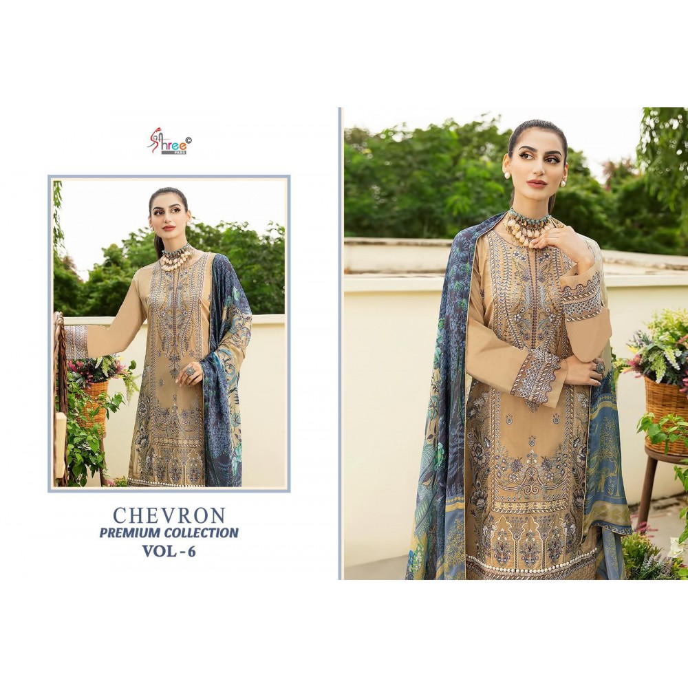 CHEVRON PREMIUM COLLECTION VOL 6 SHREE  (Cotton Dupatta)