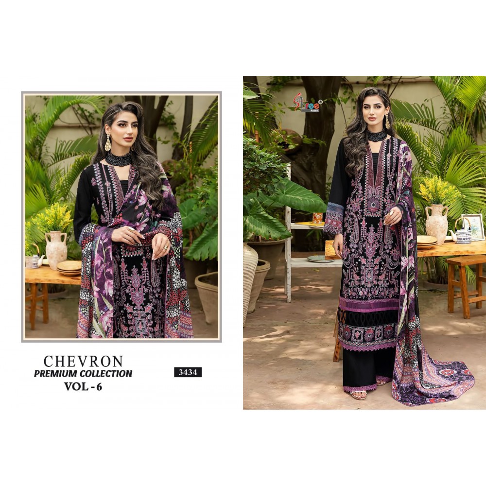 CHEVRON PREMIUM COLLECTION VOL 6 SHREE  (Cotton Dupatta)