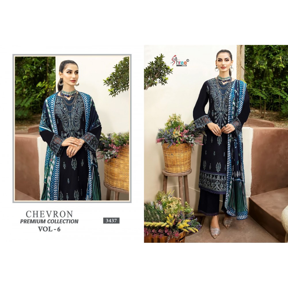 CHEVRON PREMIUM COLLECTION VOL 6 SHREE  (Cotton Dupatta)