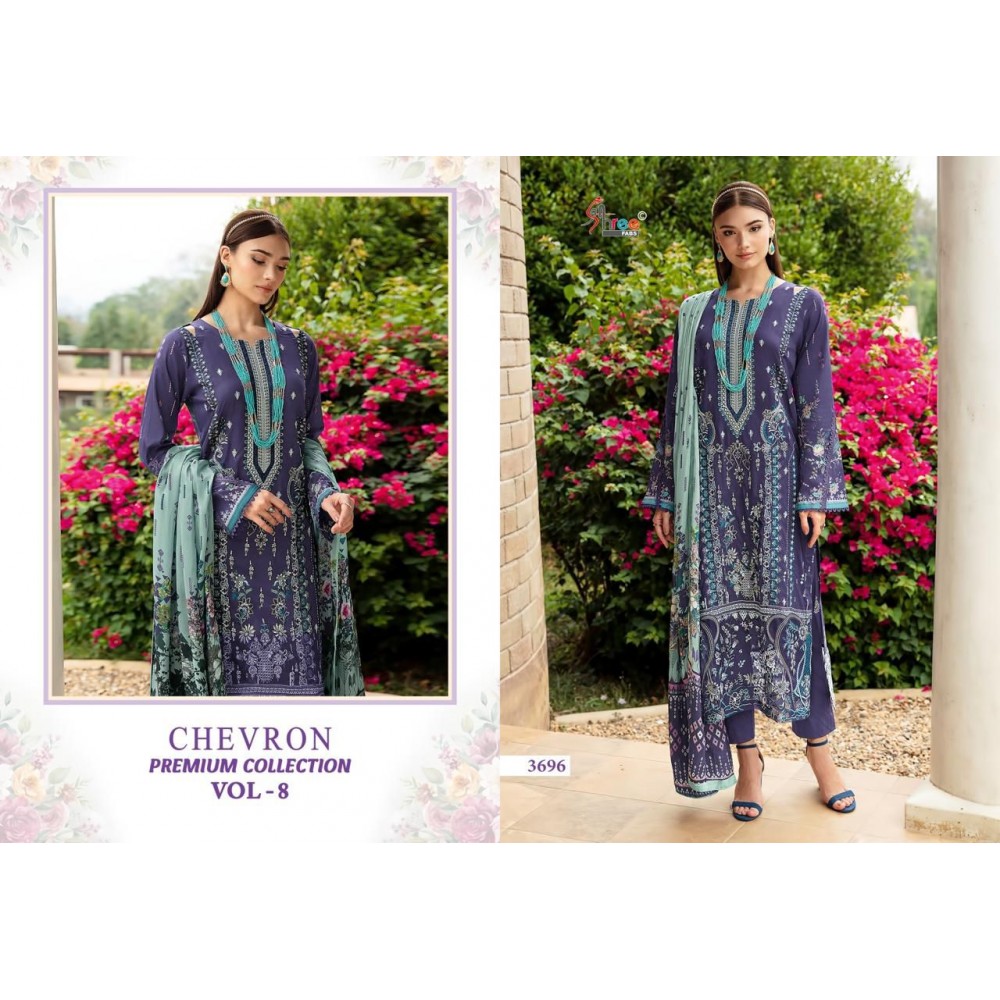 CHEVRON PREMIUM COLLECTION VOL 8 SHREE  (Chiffon Dupatta)