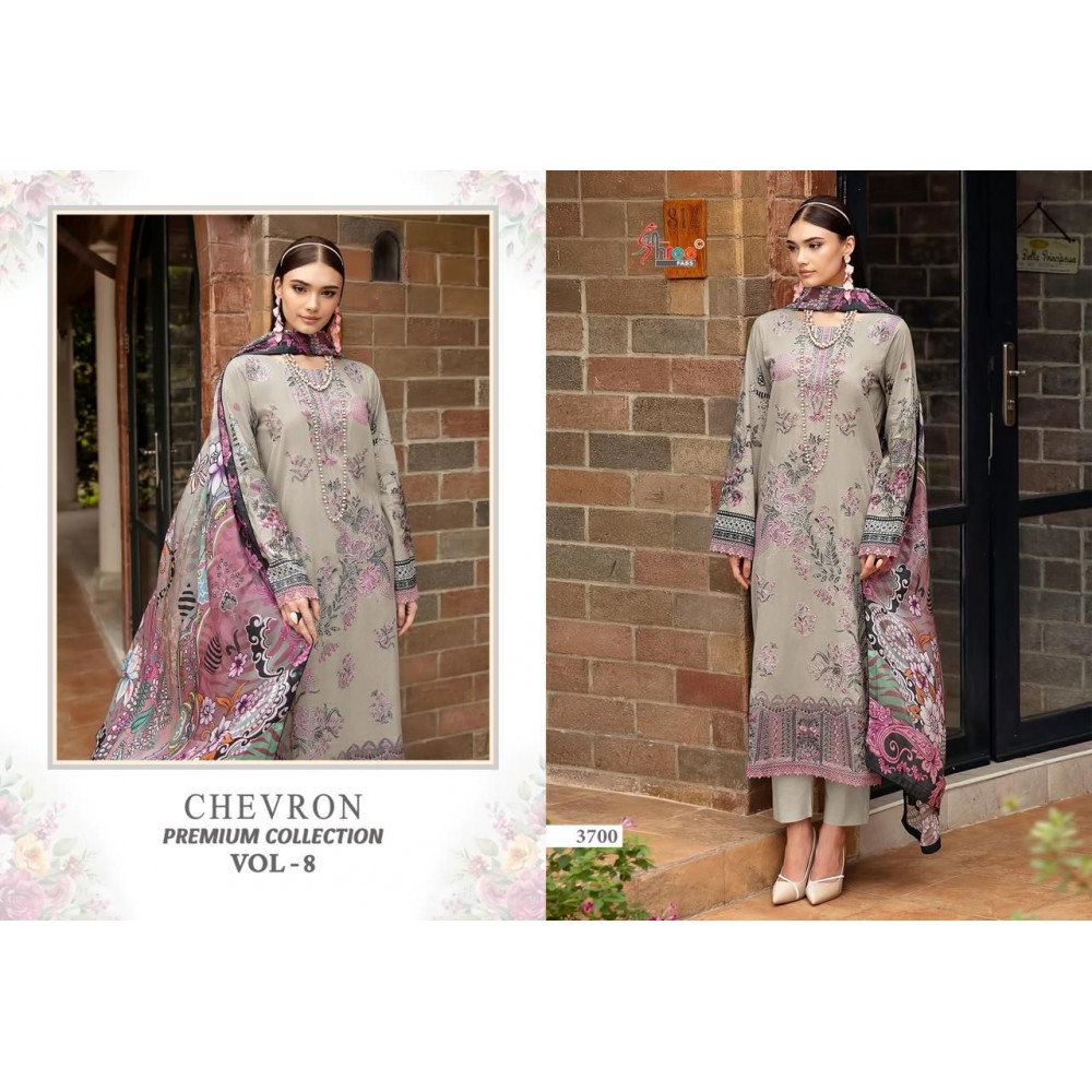 CHEVRON PREMIUM COLLECTION VOL 8 SHREE  (Chiffon Dupatta)