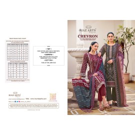 CHEVRON RIAZ ARTS  (Cotton Dupatta)