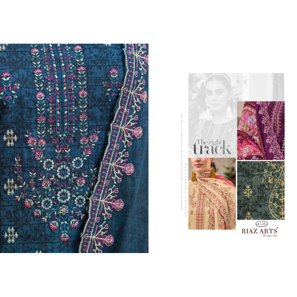 CHEVRON RIAZ ARTS  (Cotton Dupatta)