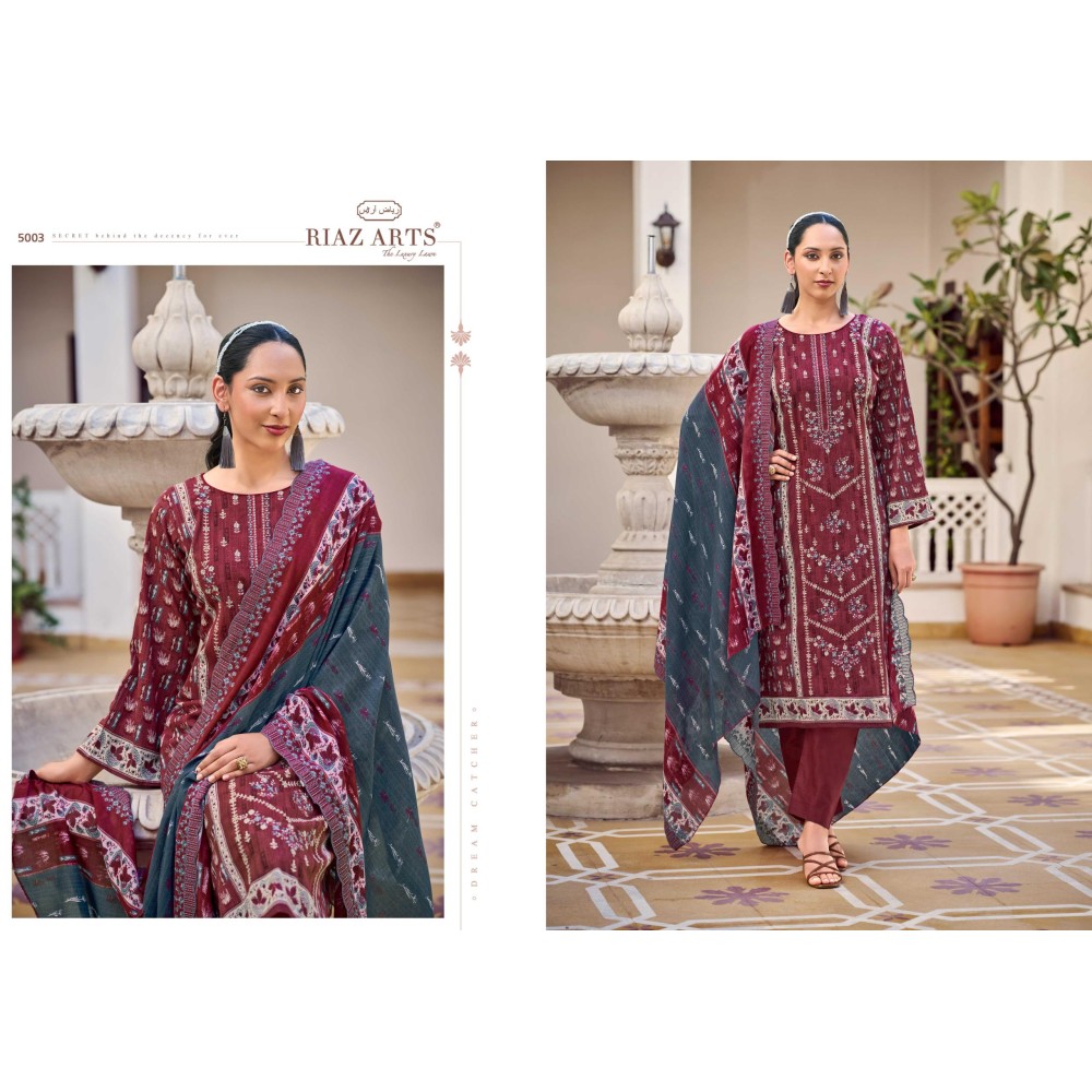 CHEVRON RIAZ ARTS  (Cotton Dupatta)