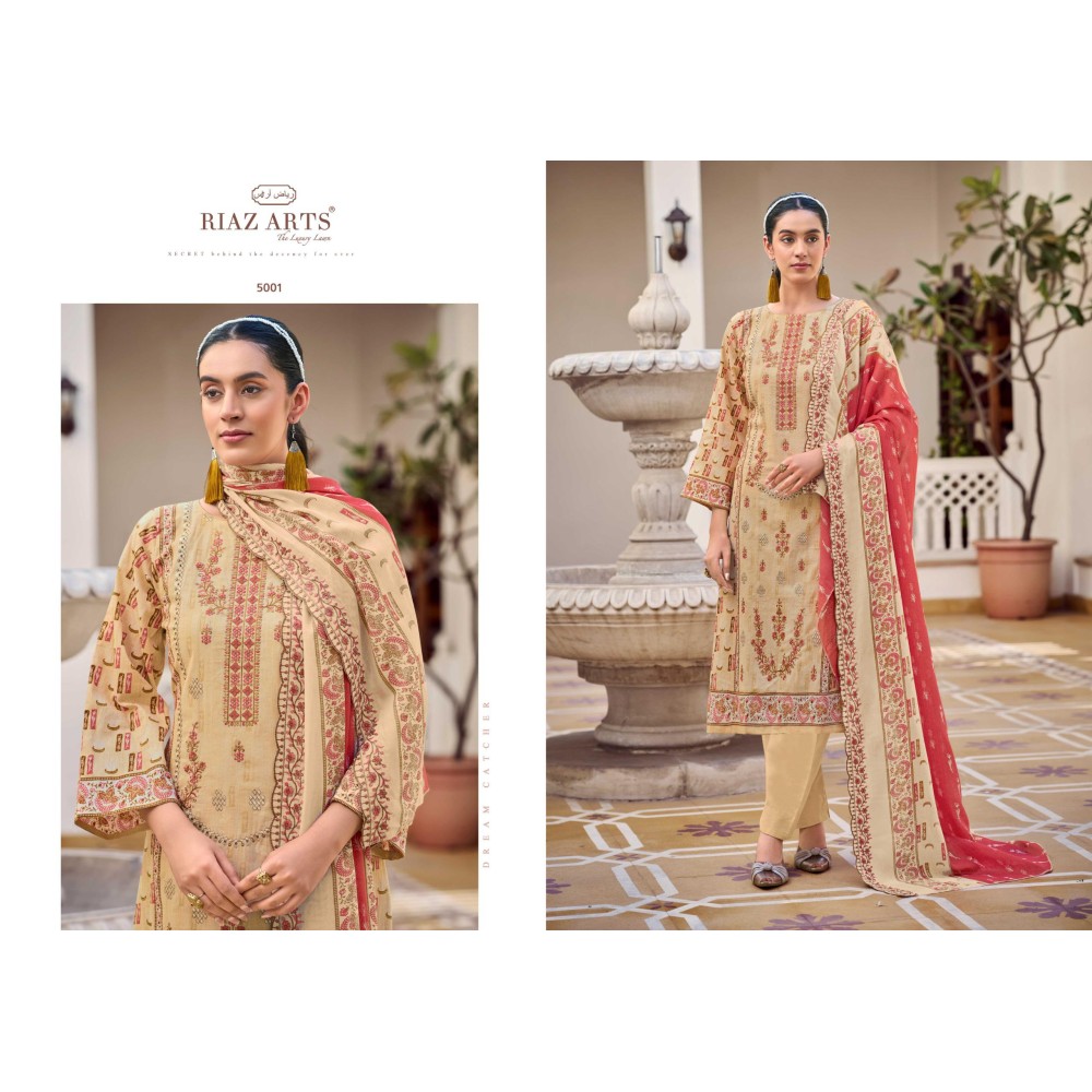 CHEVRON RIAZ ARTS  (Cotton Dupatta)