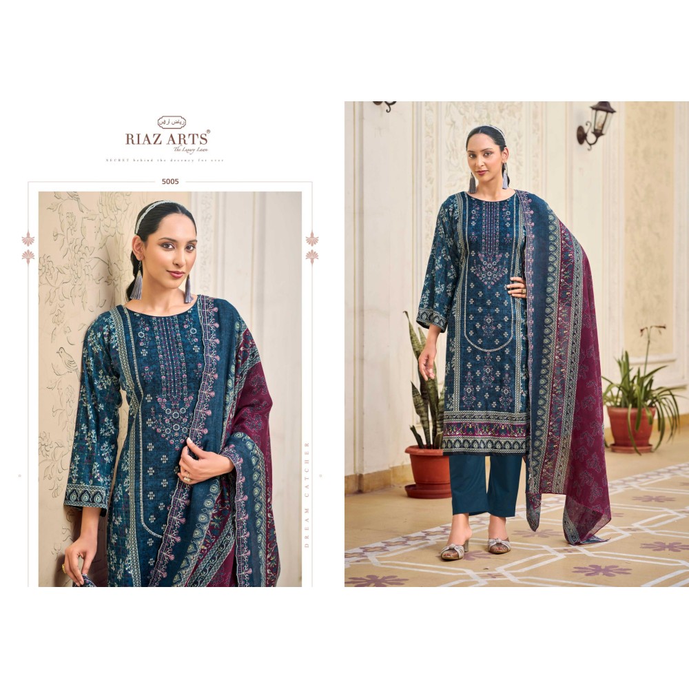 CHEVRON RIAZ ARTS  (Cotton Dupatta)