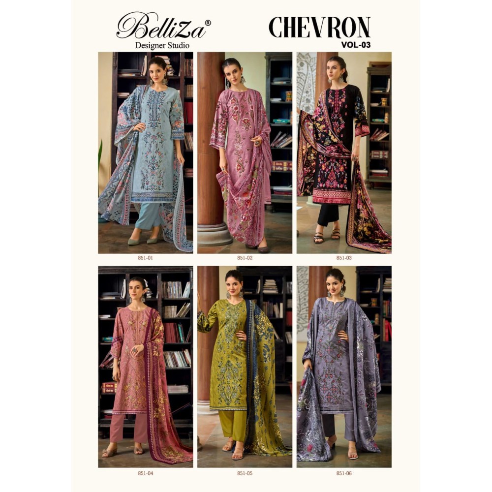 CHEVRON VOL 3 BELLIZA (Cotton Dupatta)