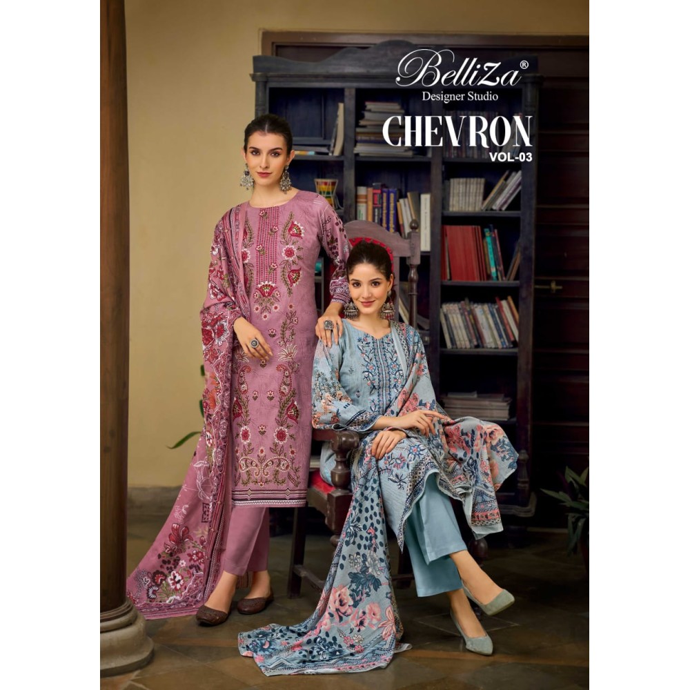 CHEVRON VOL 3 BELLIZA (Cotton Dupatta)