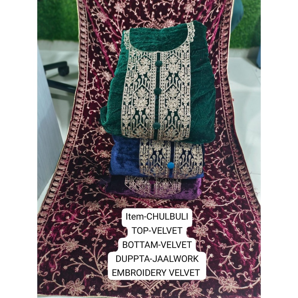 CHULBULI VELVET RANGTARA (Winter Collection)