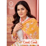 COOL COOL HARSHIT ALOK SUITS (Cotton Dupatta)