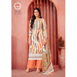 COOL COOL HARSHIT ALOK SUITS (Cotton Dupatta)