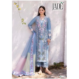 CRIMSON EXCLUSIVE HEAVY LAWN COLLECTION VOL 11 JADE (Cotton Dupatta)
