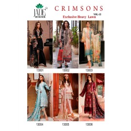 CRIMSONS VOL 13 HEAVY COTTON JADE (Cotton Dupatta)