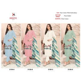 DEEPSY D 2126 ABCD (Cotton Dupatta)