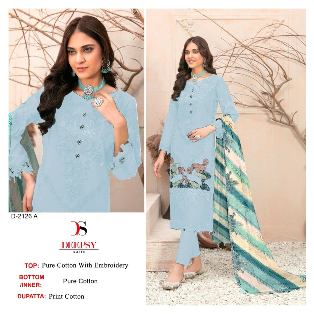 DEEPSY D 2126 ABCD (Cotton Dupatta)