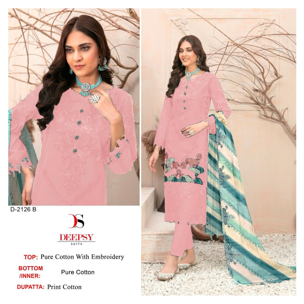 DEEPSY D 2126 ABCD (Cotton Dupatta)
