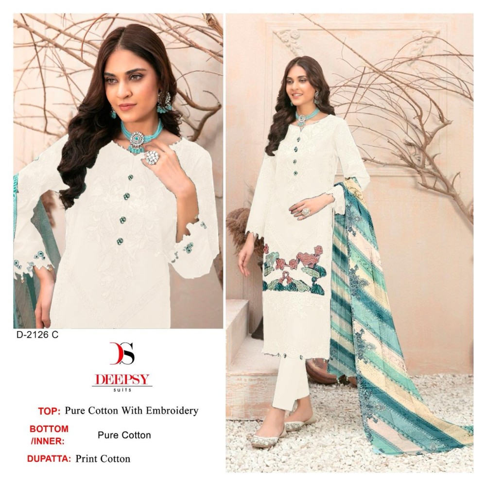 DEEPSY D 2126 ABCD (Cotton Dupatta)