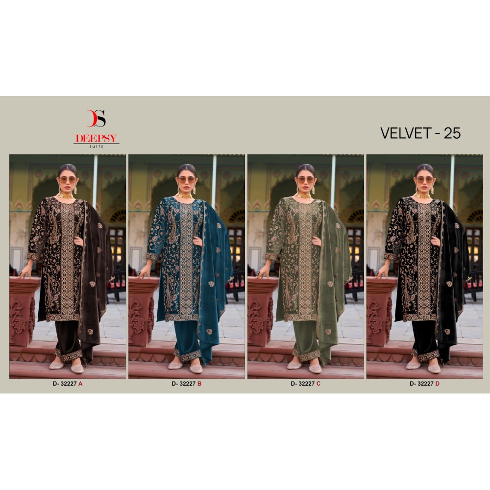 DEEPSY D 32227 ABCD VELVET (Winter Collection)