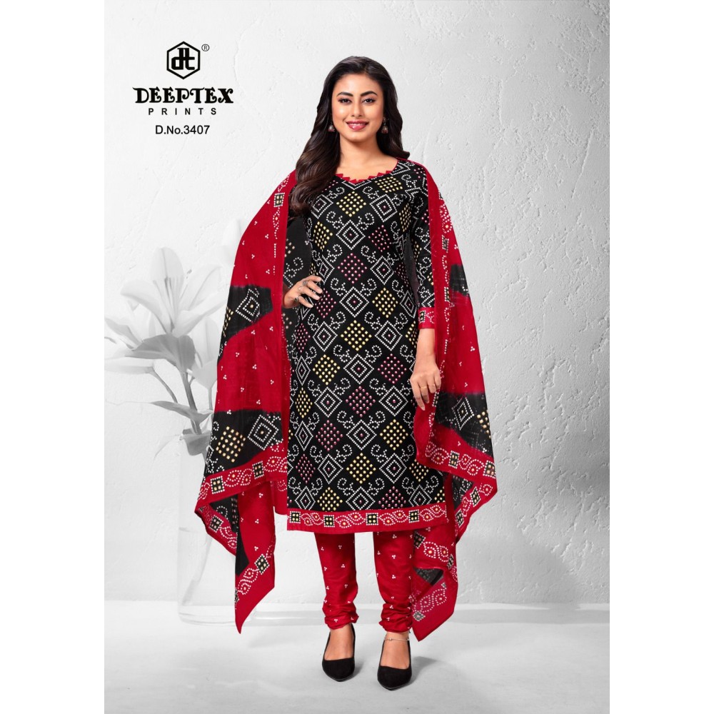 DEEPTEX BATIK PLUS 34 CHUNRI (Cotton Dupatta) 