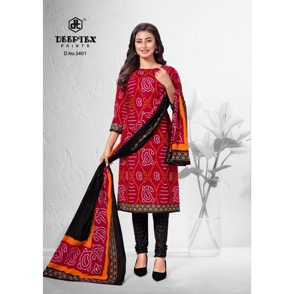 DEEPTEX BATIK PLUS 34 CHUNRI (Cotton Dupatta) 