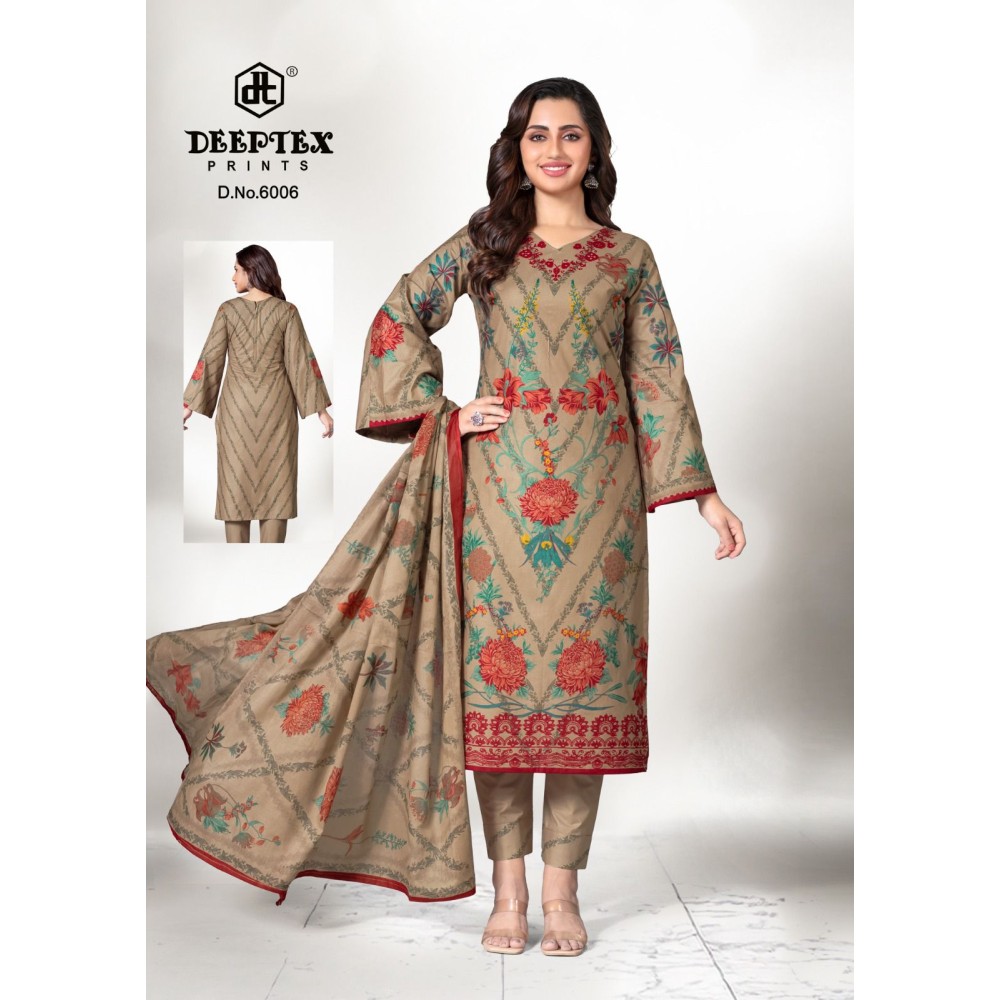 DEEPTEX ROOHI ZARA VOL 06 (Cotton Dupatta) 