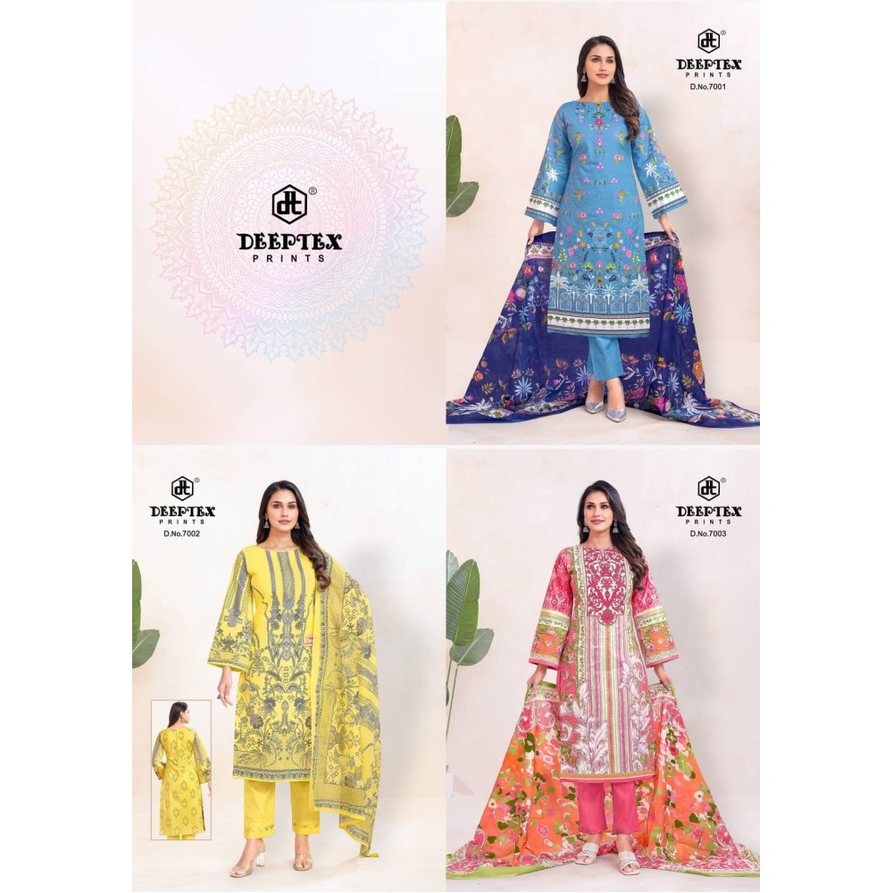 DEEPTEX ROOHI ZARA VOL 07 (Cotton Dupatta) 