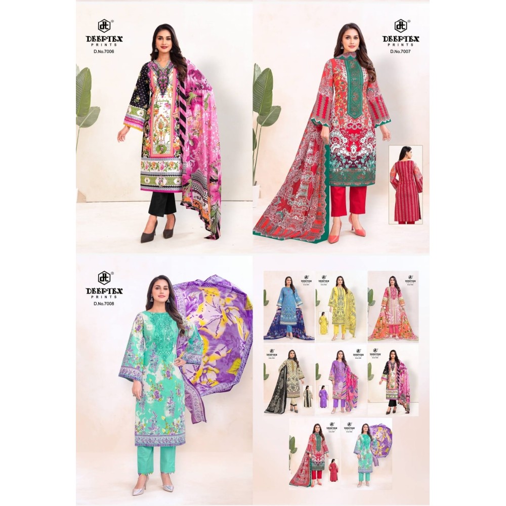 DEEPTEX ROOHI ZARA VOL 07 (Cotton Dupatta) 