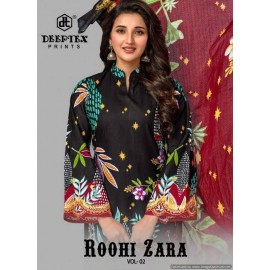 DEEPTEX ROOHI ZARA VOL 2 (Cotton Dupatta) MAHARANI