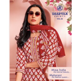 DEEPTEX VOL 92 (Cotton Dupatta) MAHARANI