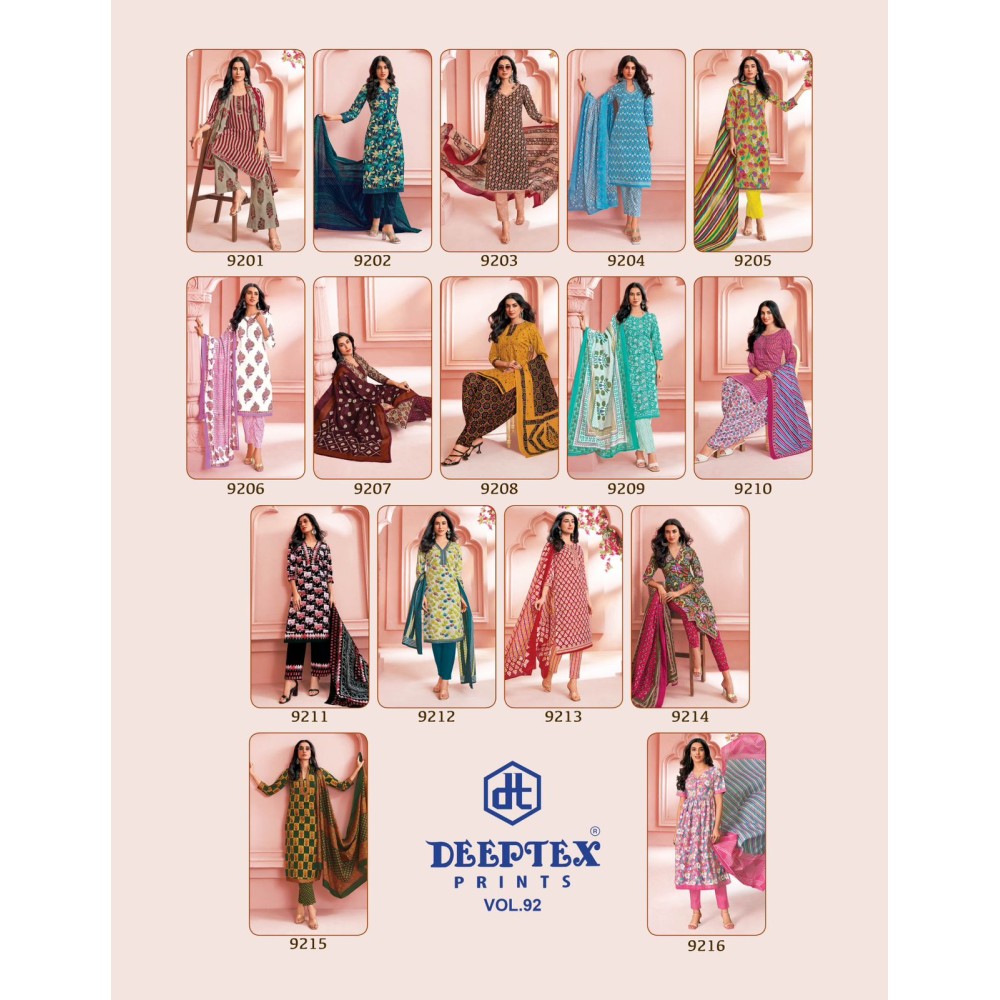 DEEPTEX VOL 92 (Cotton Dupatta) MAHARANI
